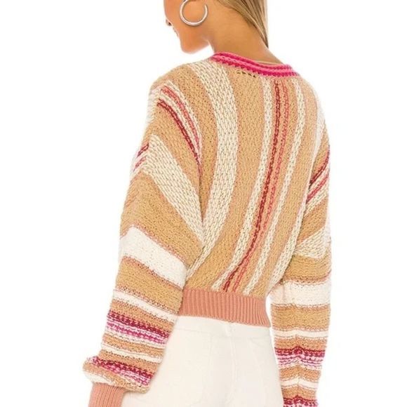 Free People Pull Over Knit Sweater Size M - Picture 3 of 13
